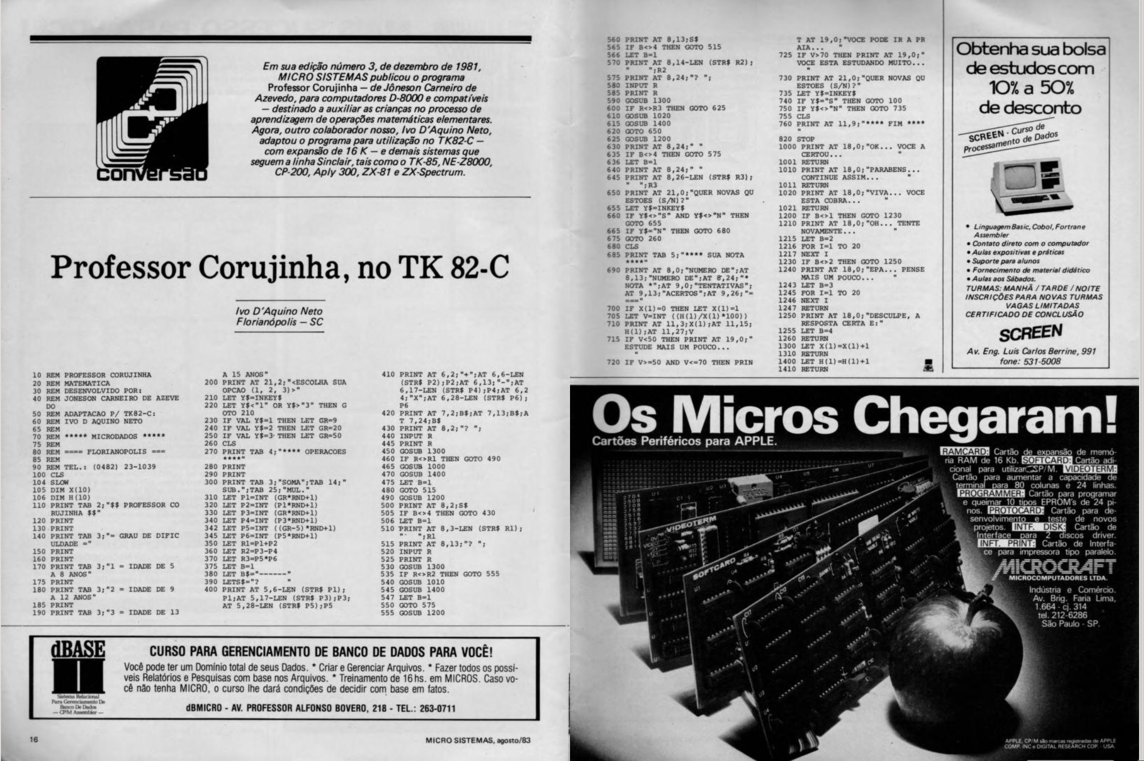 Micro Sistemas - Ano II No. 023 (1983-08)